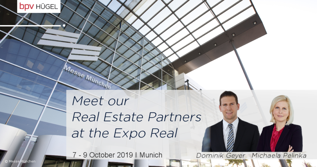 bpv Hügel Meet our Real Estate Partners at the Expo Real in Munich